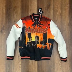 Miami heat NBA finals varsity jacket
